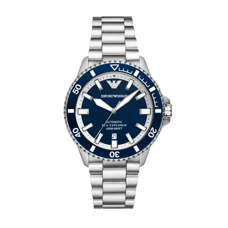 Emporio Armani Sea Explorer Blue Dial Men's Watch- AR60079